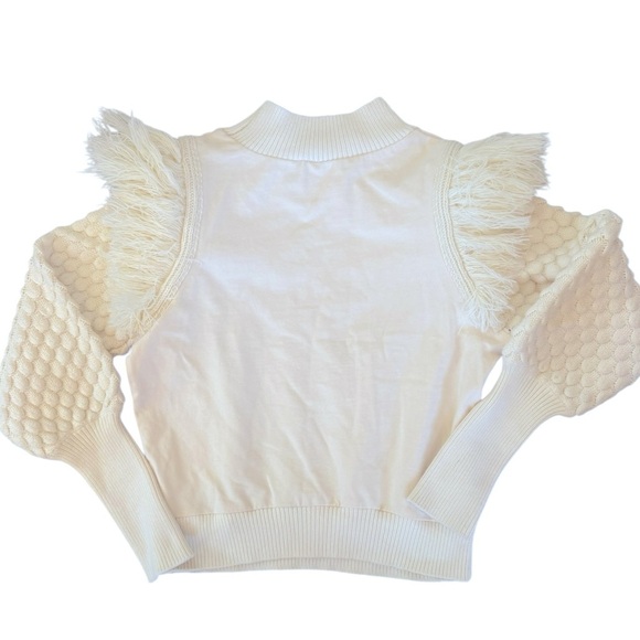 Dolan fringe sweater size XS in excellent like-new condition from Anthropologie - Picture 4 of 5